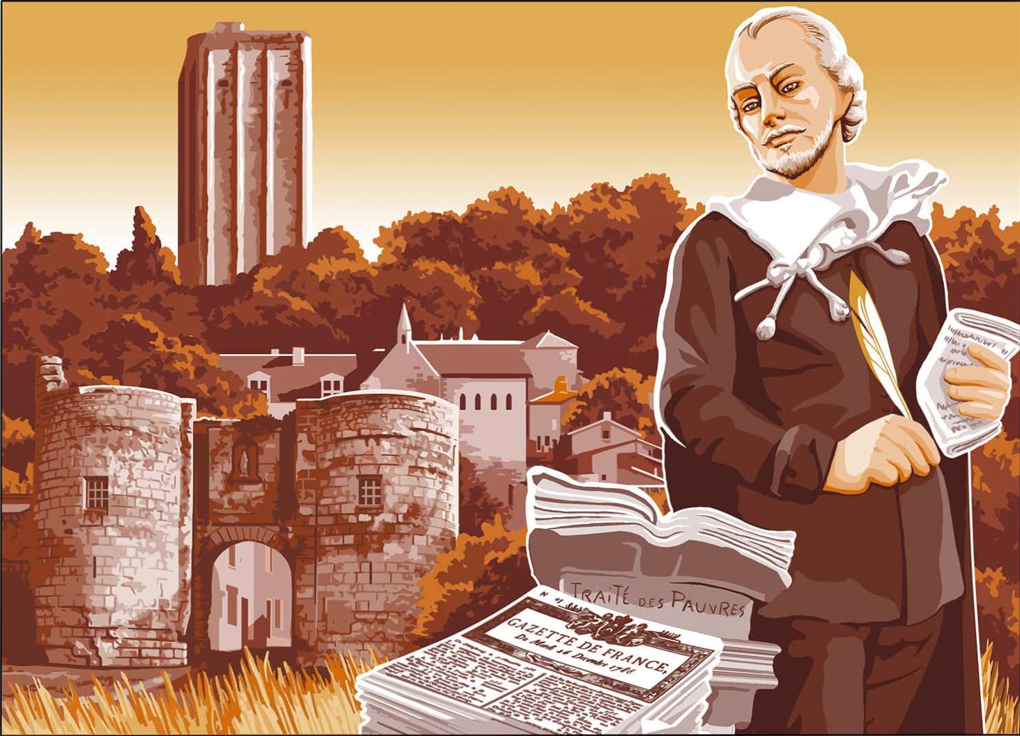 Photo du panneau : Loudun Cité Renaudot